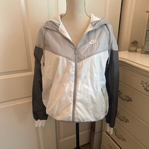 Nike White Mesh Jacket